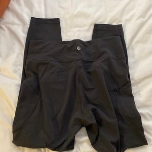 Lululemon invigorate legging. 25”. Dark grey. Size 10
